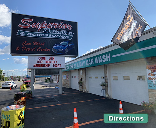 Superior Detailing Car Wash Front